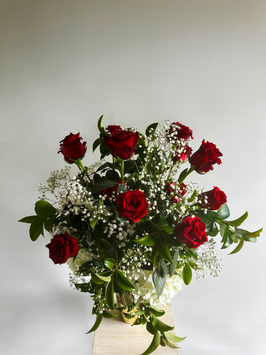 Timeless Love: A Classic Dozen Red Roses